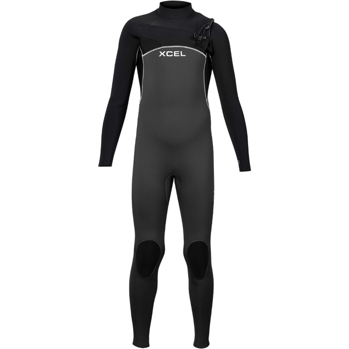 2025 Xcel Junior Comp 4/3mm Chest Zip Wetsuit KN43ZXC4GY